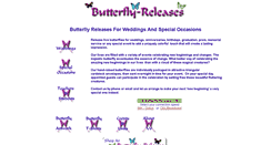 Desktop Screenshot of butterfly-releases.com